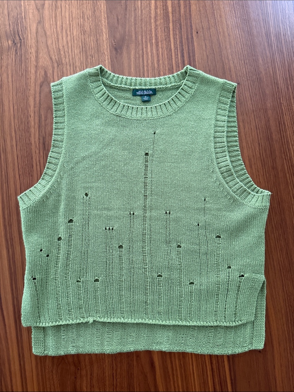 WILD FABLE- Cropped Knit Sleeveless Sweater